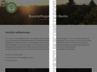 baumpflegekunst.de Webseite Vorschau