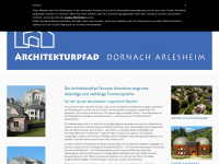 architekturpfad.ch Webseite Vorschau