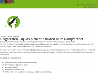 dampferchef.ch Webseite Vorschau