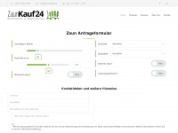 zaun-kauf24.de Webseite Vorschau