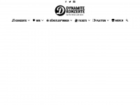 dynamitekonzerte.com Webseite Vorschau