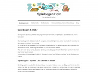 spielbogen-holz.de Webseite Vorschau