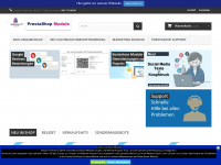 prestashop-module.ch Webseite Vorschau