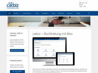 catbiz.ch Webseite Vorschau