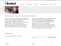 mode-krekel.de Webseite Vorschau