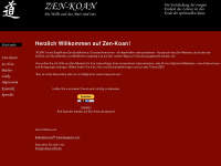 zen-koan.de Webseite Vorschau