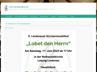 kirchenmusik-nathanael.de Webseite Vorschau