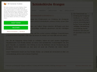 schinkelkirche-krangen.de Webseite Vorschau