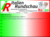 italien-rundschau.de Webseite Vorschau
