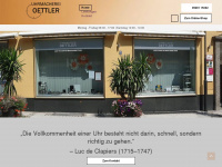 uhrmacherei-oettler.de Webseite Vorschau
