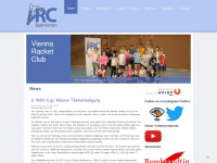 vrc-badminton.at Webseite Vorschau