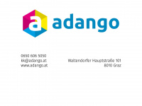 adango.at Webseite Vorschau