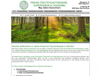 psychotherapeutin-kaernten.at Webseite Vorschau