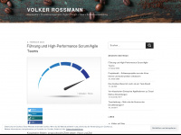 volker-rossmann.blog Webseite Vorschau