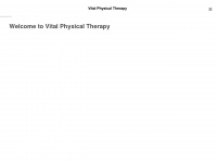 vitalphysicaltherapy.net Webseite Vorschau