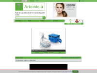 artemisia.si Webseite Vorschau