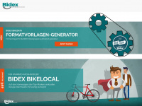 bidex.bike Webseite Vorschau