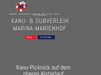 marina-marienhof.de Webseite Vorschau
