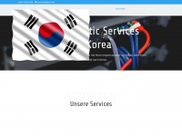 expressversand-korea.de Webseite Vorschau