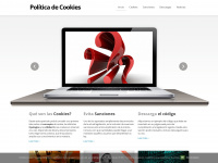 politicadecookies.com Webseite Vorschau