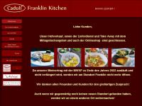 caduli-franklin-kitchen.de Webseite Vorschau