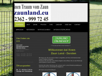 zaunland.eu Webseite Vorschau