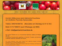 gaertnerhof-kuschkow.de Webseite Vorschau