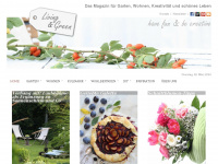 living-and-green.com Webseite Vorschau