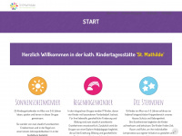 kita-stmathilde.de Webseite Vorschau