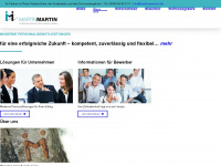 martin-personaldienstleistungen.de Webseite Vorschau