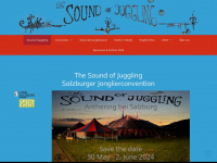 soundofjuggling.com Webseite Vorschau