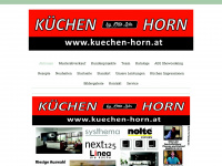 kuechen-horn.at Webseite Vorschau
