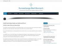 kurseelsorge-badwurzach.de Webseite Vorschau