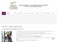 yogaflows-freising.de Webseite Vorschau