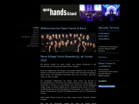 open-hands.info Webseite Vorschau