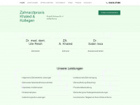 zahnarztpraxis-borna.de Webseite Vorschau