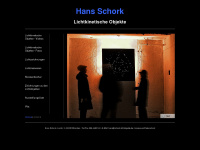 schork-lichtobjekte.de Webseite Vorschau