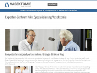 vasektomie-koeln.de Webseite Vorschau