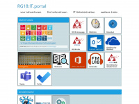 portal.rg18.ac.at Webseite Vorschau