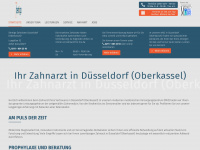 zahnaerzte-duesseldorf-oberkassel.de Webseite Vorschau