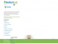 medischlab.nl Webseite Vorschau