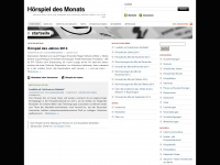 hoerspieldesmonats.wordpress.com Webseite Vorschau