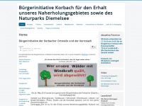 bi-korbach.de Webseite Vorschau