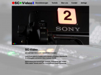 sc-video.ch Webseite Vorschau