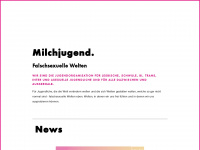milchjugend.ch Webseite Vorschau