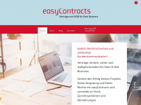 easycontracts.de Webseite Vorschau