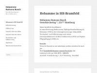 hebamme-ramona-busch.de Webseite Vorschau