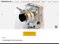 fotohistory.ch Webseite Vorschau