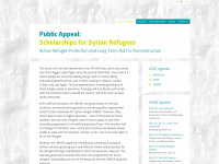 refugeecampus.org Webseite Vorschau