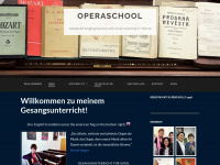 operaschool.at Webseite Vorschau